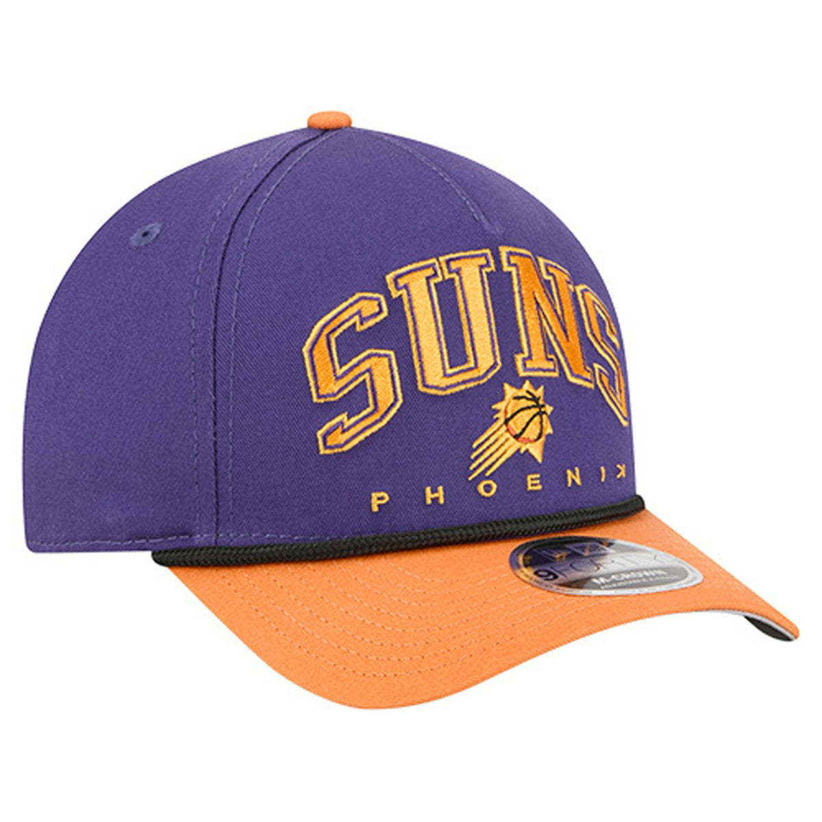 New Era Phoenix Suns Bold Arch COOLERA 9FORTY A-Frame M-Crown Adjustable Hat Purple