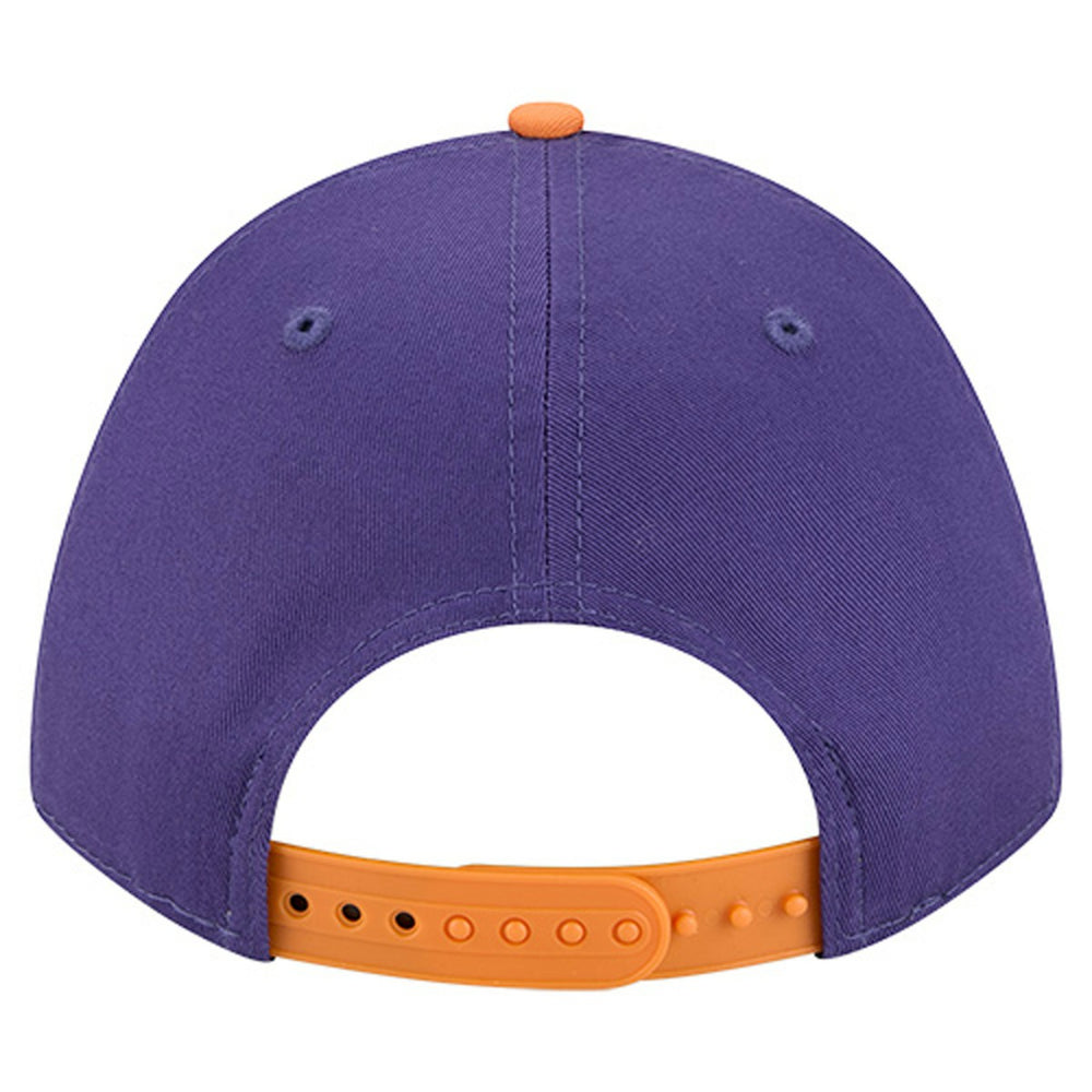 New Era Phoenix Suns Bold Arch COOLERA 9FORTY A-Frame M-Crown Adjustable Hat Purple