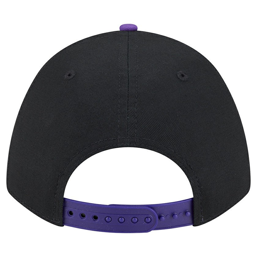 New Era Sacramento Kings Bold Arch COOLERA 9FORTY A-Frame M-Crown Adjustable Hat Black