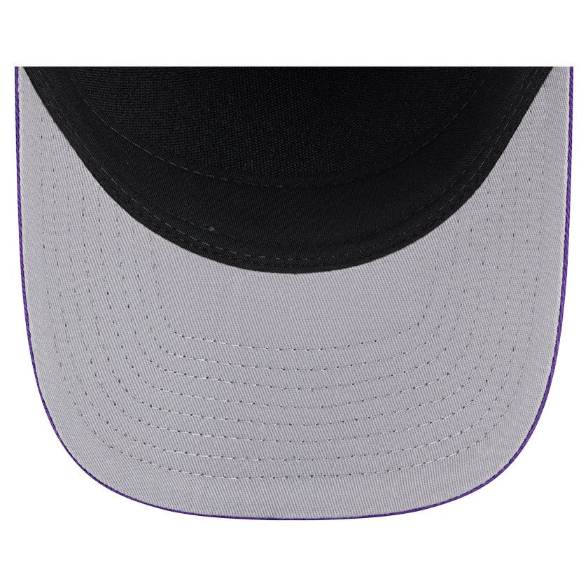 New Era Sacramento Kings Bold Arch COOLERA 9FORTY A-Frame M-Crown Adjustable Hat Black
