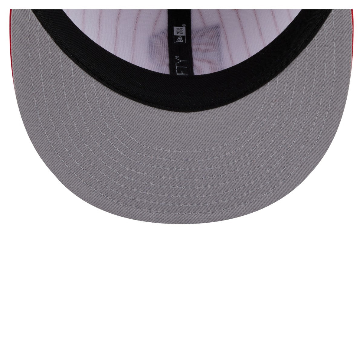 New Era Toronto Raptors Deceptor Pinstripe 9FIFTY Snapback Hat White