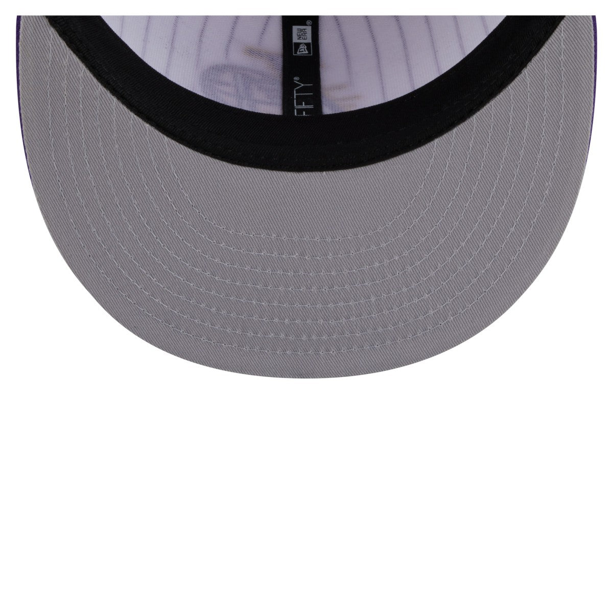 New Era Los Angeles Lakers Deceptor Pinstripe 9FIFTY Snapback Hat White