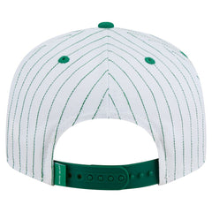 New Era Boston Celtics Deceptor Pinstripe 9FIFTY Snapback Hat White