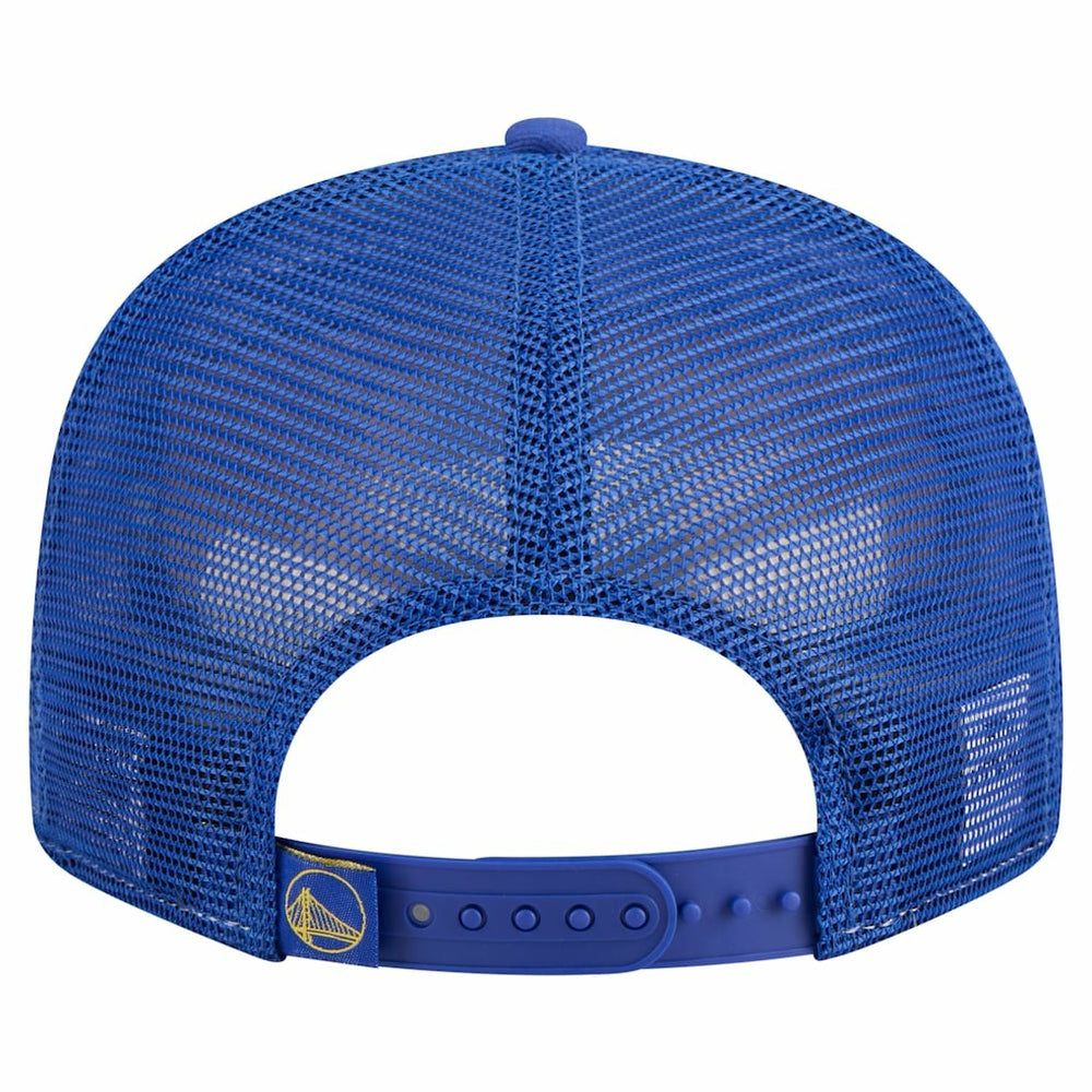 New Era Golden State Warriors Outdoor Split Panel 9FIFTY Snapback Hat Gold/Royal
