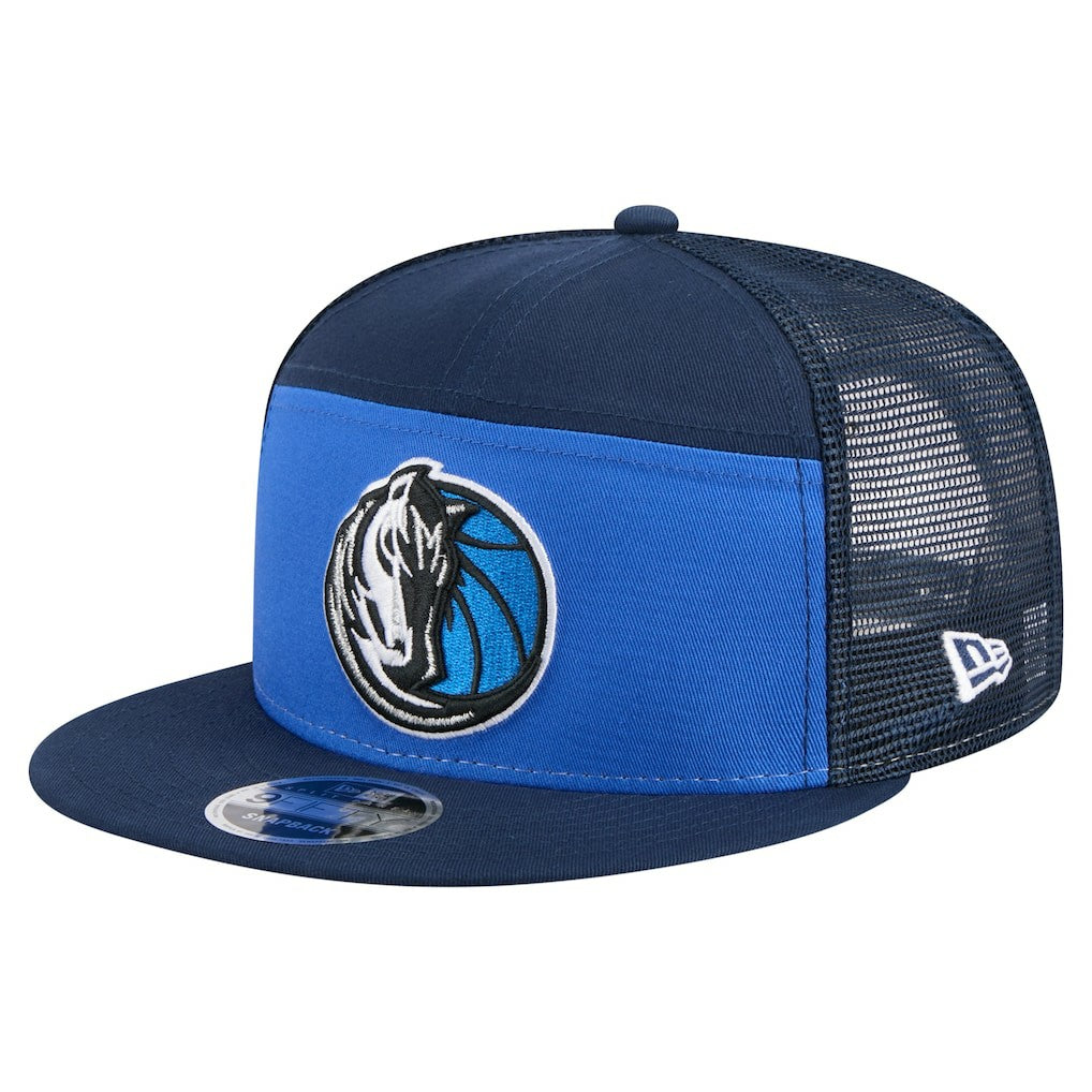 New Era Dallas Mavericks Outdoor Split Panel 9FIFTY Snapback Hat Blue/Navy