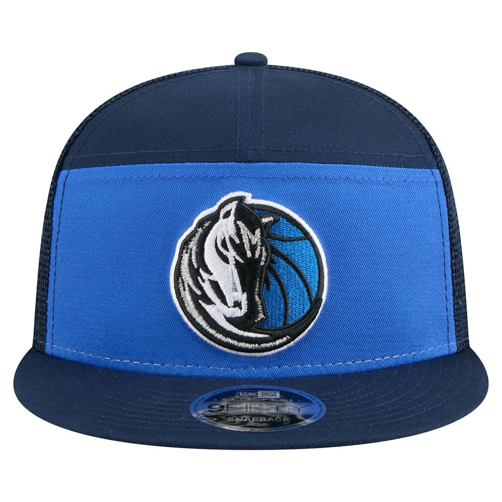 New Era Dallas Mavericks Outdoor Split Panel 9FIFTY Snapback Hat Blue/Navy