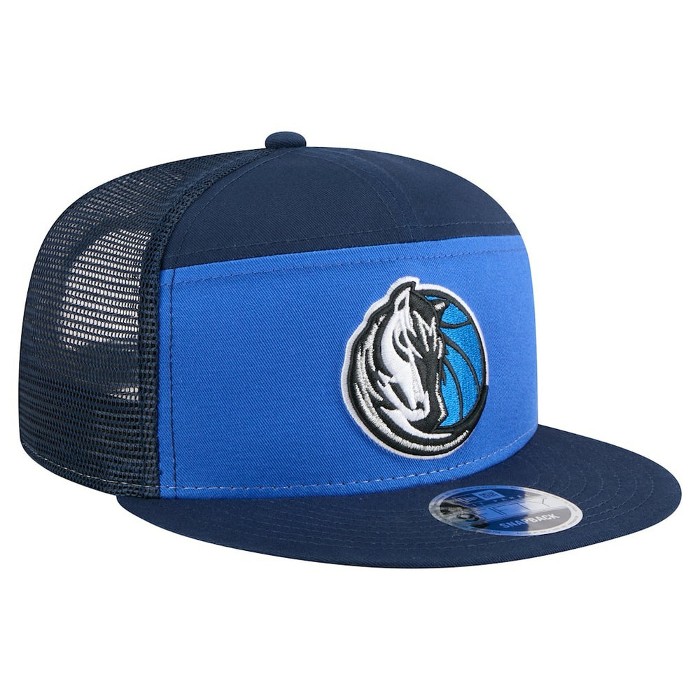 New Era Dallas Mavericks Outdoor Split Panel 9FIFTY Snapback Hat Blue/Navy