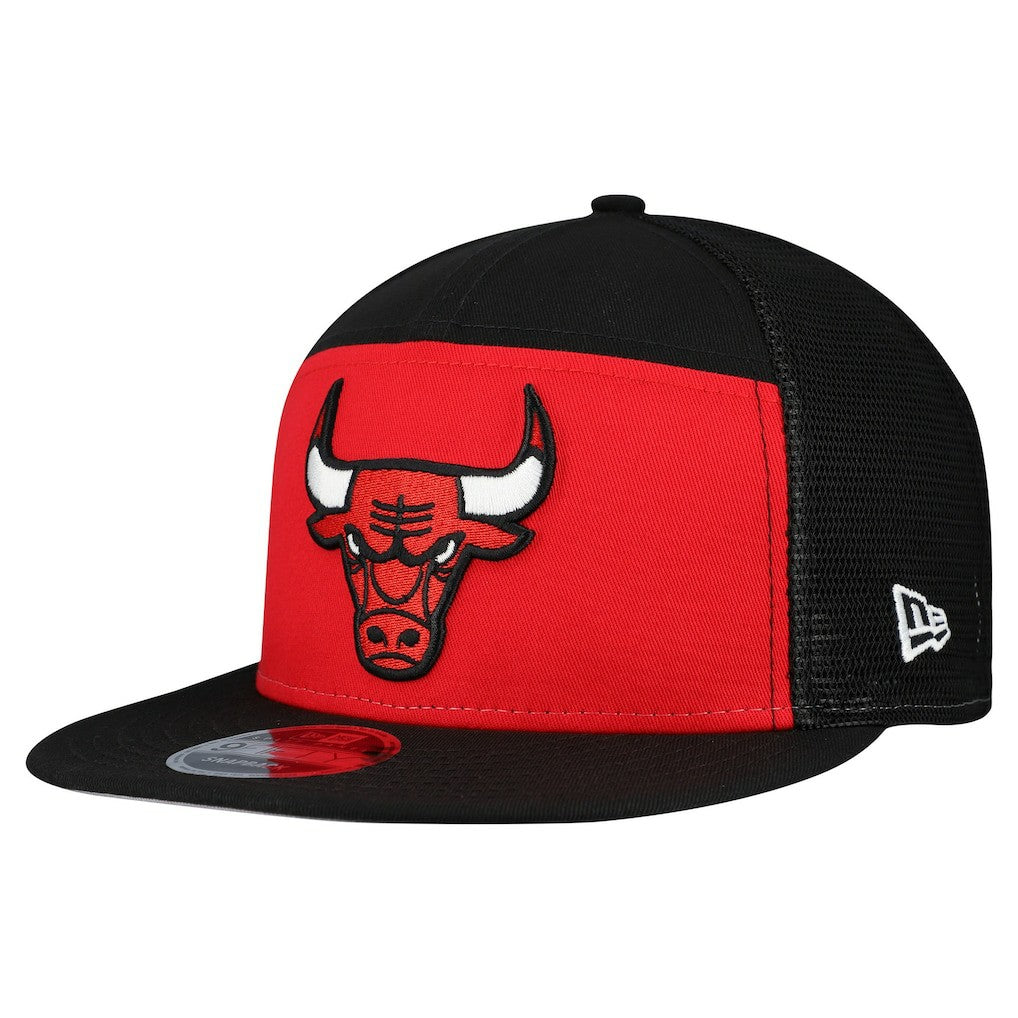 New Era Chicago Bulls Outdoor Split Panel 9FIFTY Snapback Hat Red/Black