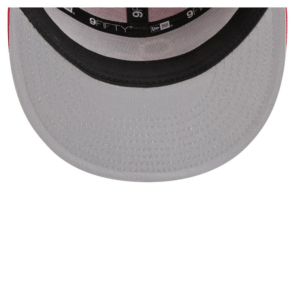 New Era Philadelphia 76ers Outdoor Split Panel 9FIFTY Snapback Hat Royal/Red
