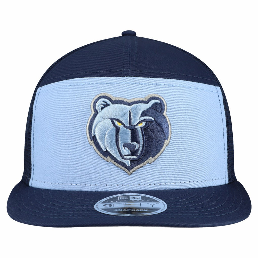 New Era Memphis Grizzlies Outdoor Split Panel 9FIFTY Snapback Hat Light Blue/Navy