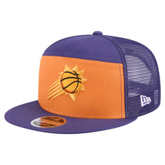 New Era Phoenix Suns Outdoor Split Panel 9FIFTY Snapback Hat Orange/Purple