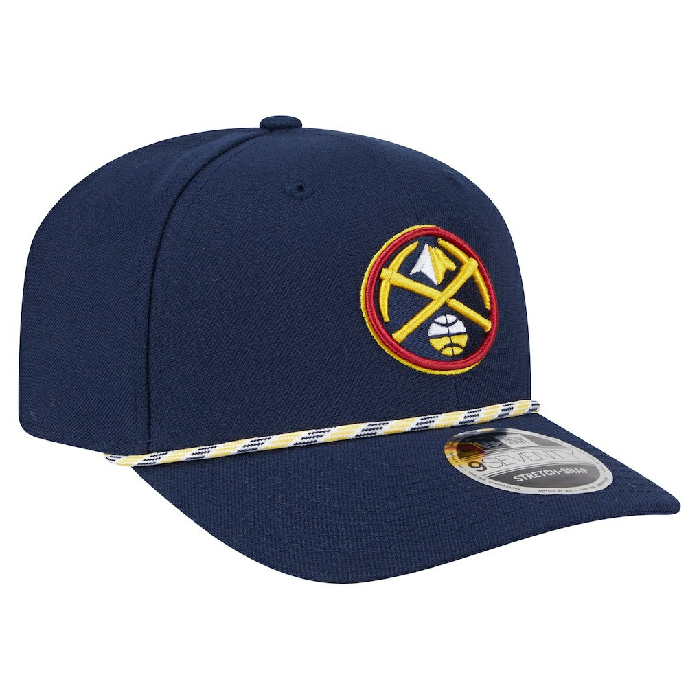 New Era Denver Nuggets Rope 9SEVENTY Adjustable Hat Navy