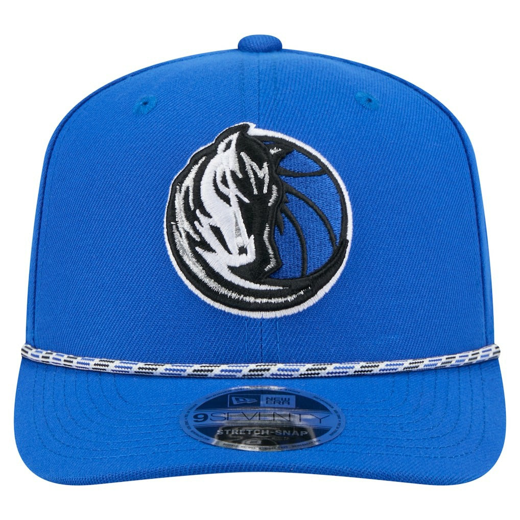 New Era Dallas Mavericks Rope 9SEVENTY Adjustable Hat Blue