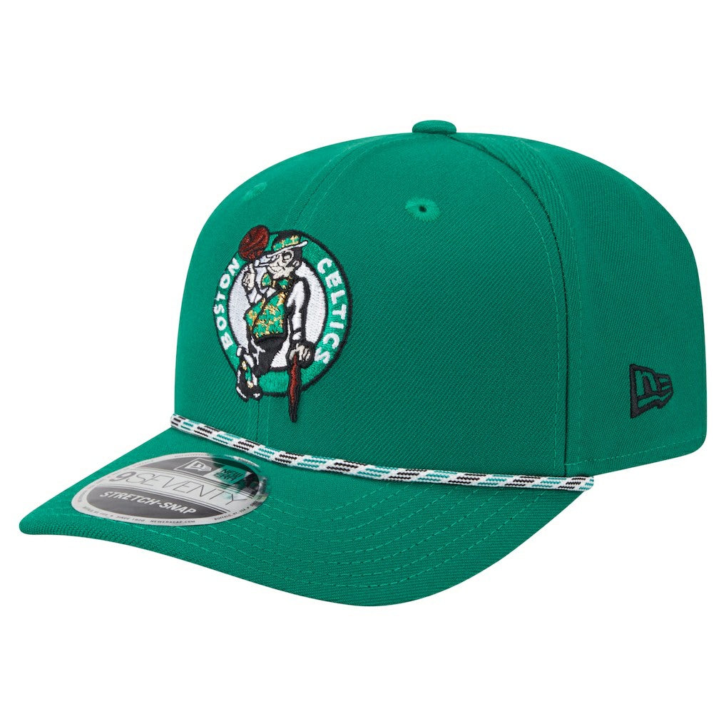 New Era Boston Celtics Rope 9SEVENTY Adjustable Hat Kelly Green