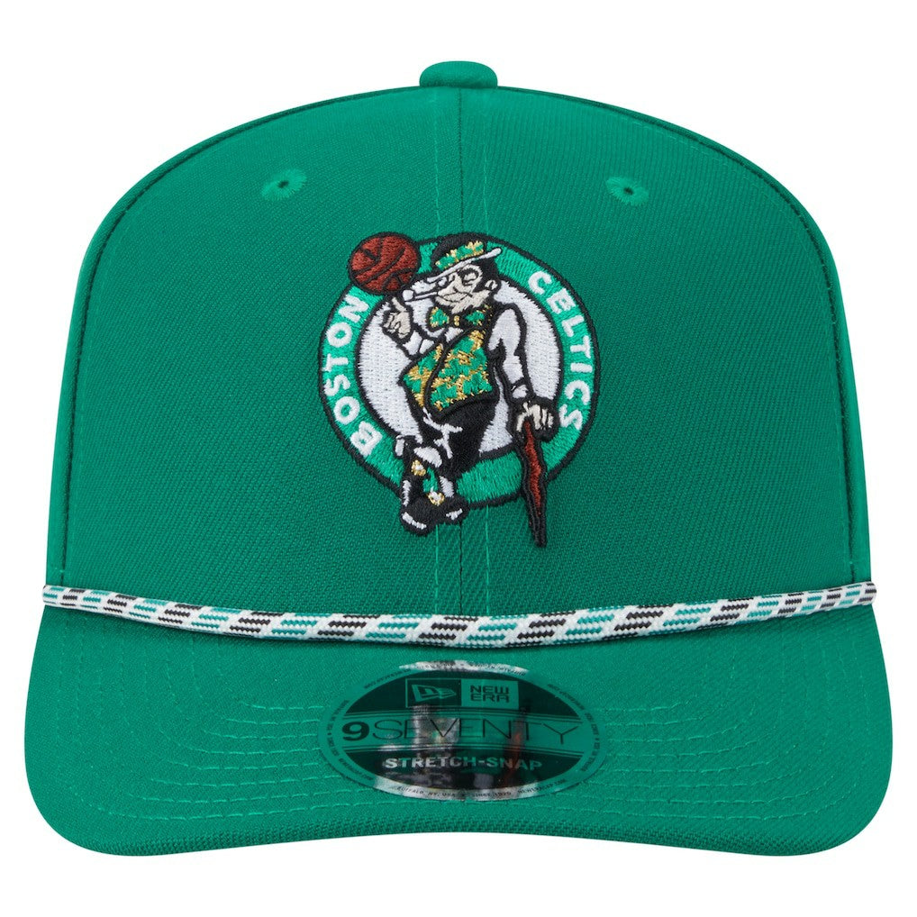 New Era Boston Celtics Rope 9SEVENTY Adjustable Hat Kelly Green