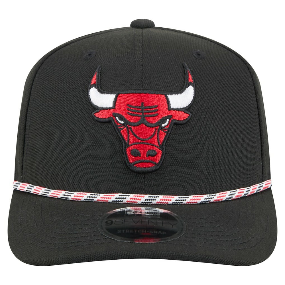 New Era Chicago Bulls Rope 9SEVENTY Adjustable Hat Black