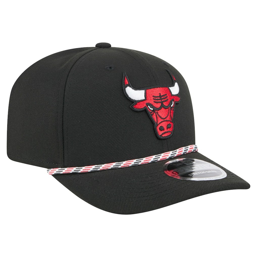 New Era Chicago Bulls Rope 9SEVENTY Adjustable Hat Black