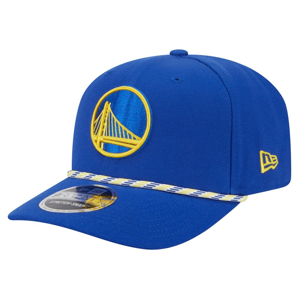 New Era Golden State Warriors Rope 9SEVENTY Adjustable Hat Blue