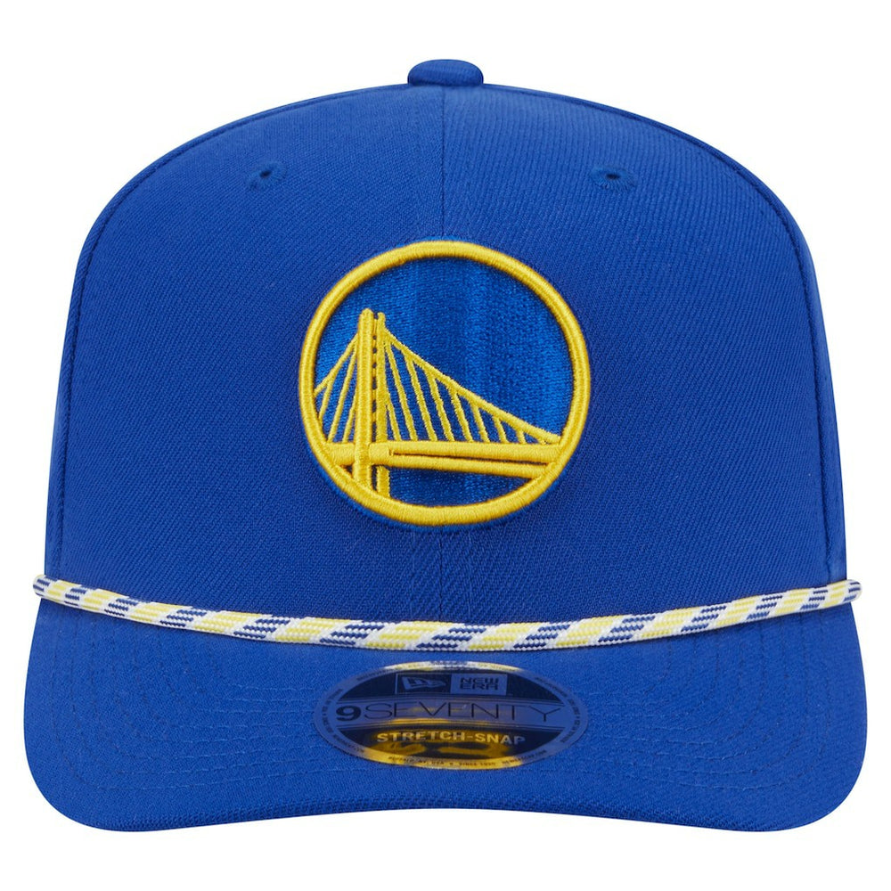 New Era Golden State Warriors Rope 9SEVENTY Adjustable Hat Blue