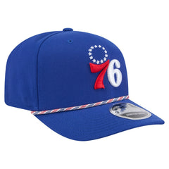 New Era Philadelphia 76ers Rope 9SEVENTY Adjustable Hat Blue