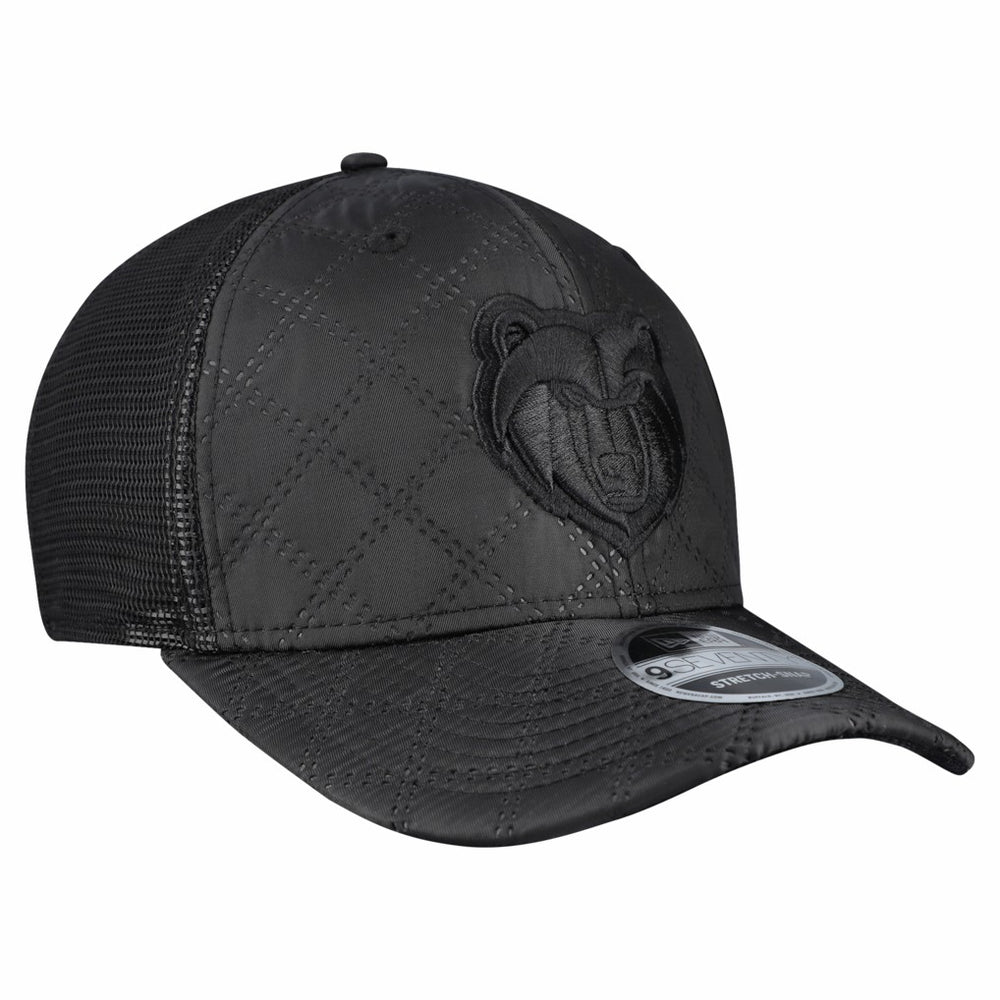 New Era Memphis Grizzlies Quilted 9SEVENTY Trucker Adjustable Hat Black