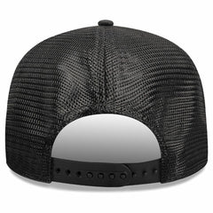New Era Chicago Bulls Quilted 9SEVENTY Trucker Adjustable Hat Black