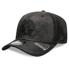 New Era Boston Celtics Quilted 9SEVENTY Trucker Adjustable Hat Black
