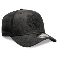 New Era Boston Celtics Quilted 9SEVENTY Trucker Adjustable Hat Black