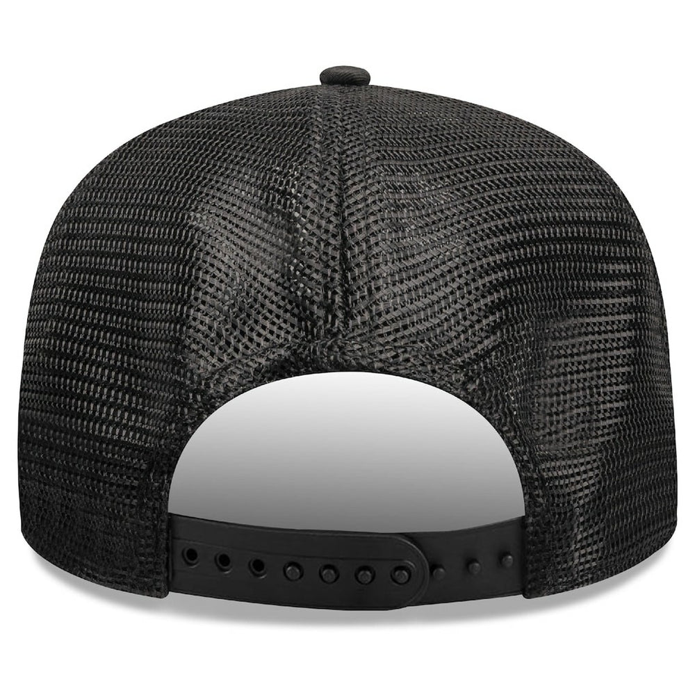 New Era Boston Celtics Quilted 9SEVENTY Trucker Adjustable Hat Black