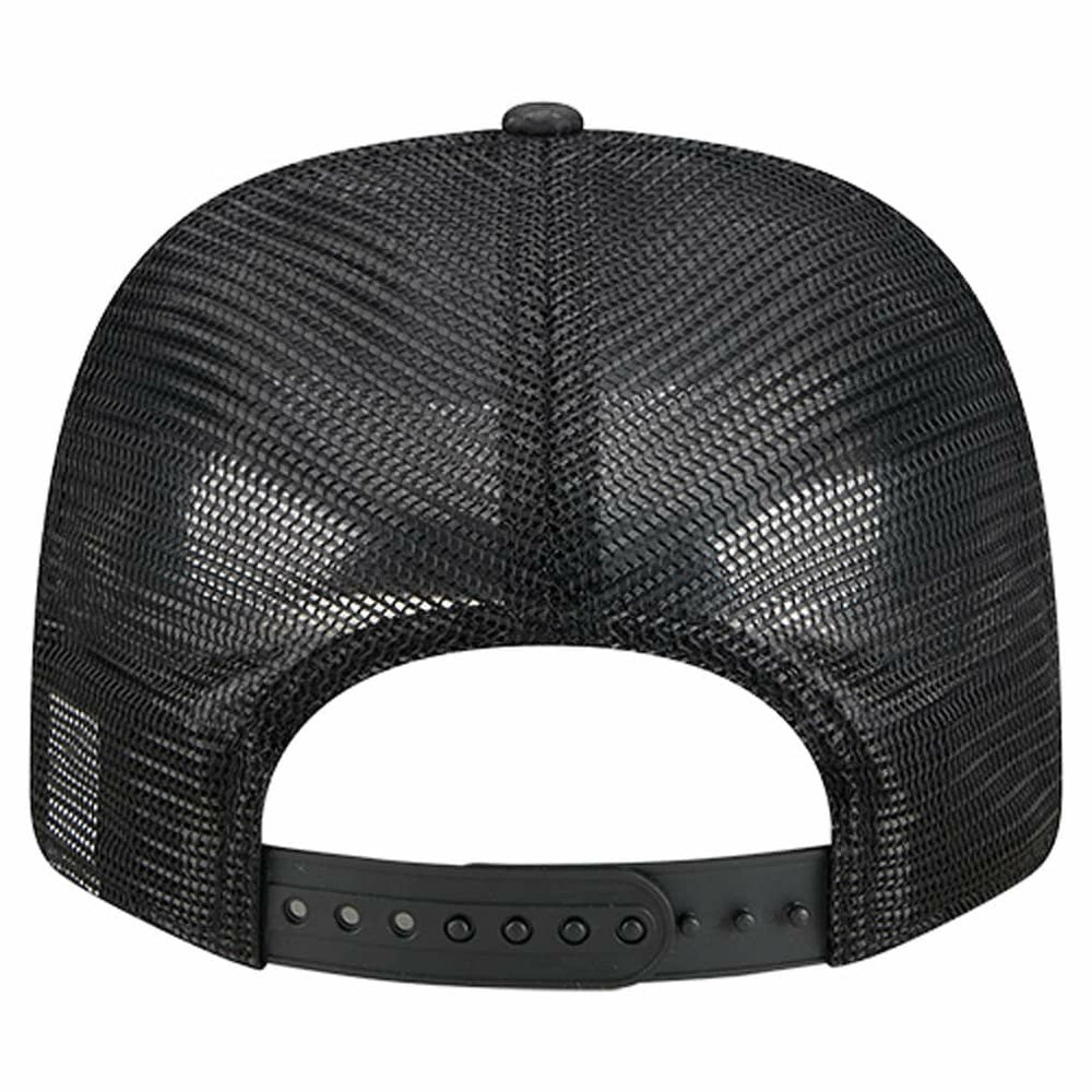 New Era Dallas Mavericks Quilted 9SEVENTY Trucker Adjustable Hat Black