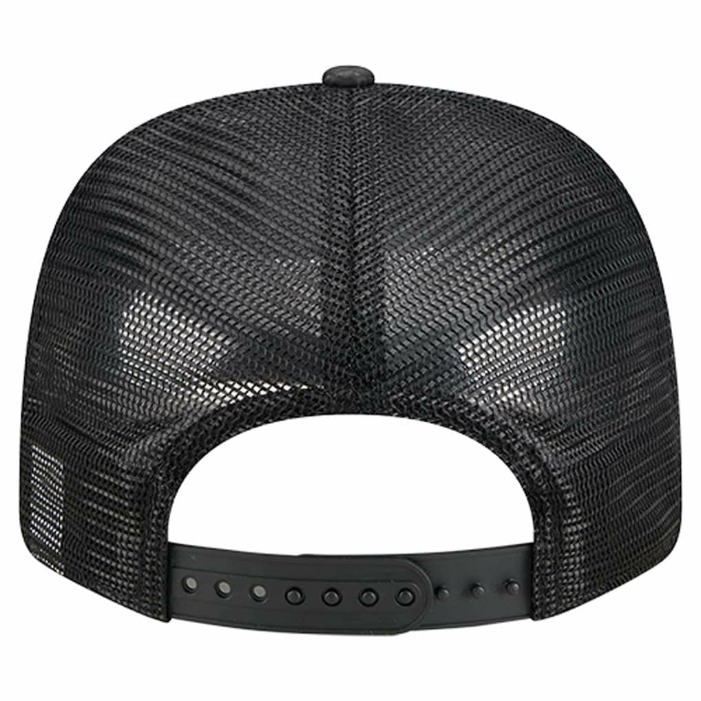 New Era Denver Nuggets Quilted 9SEVENTY Trucker Adjustable Hat Black