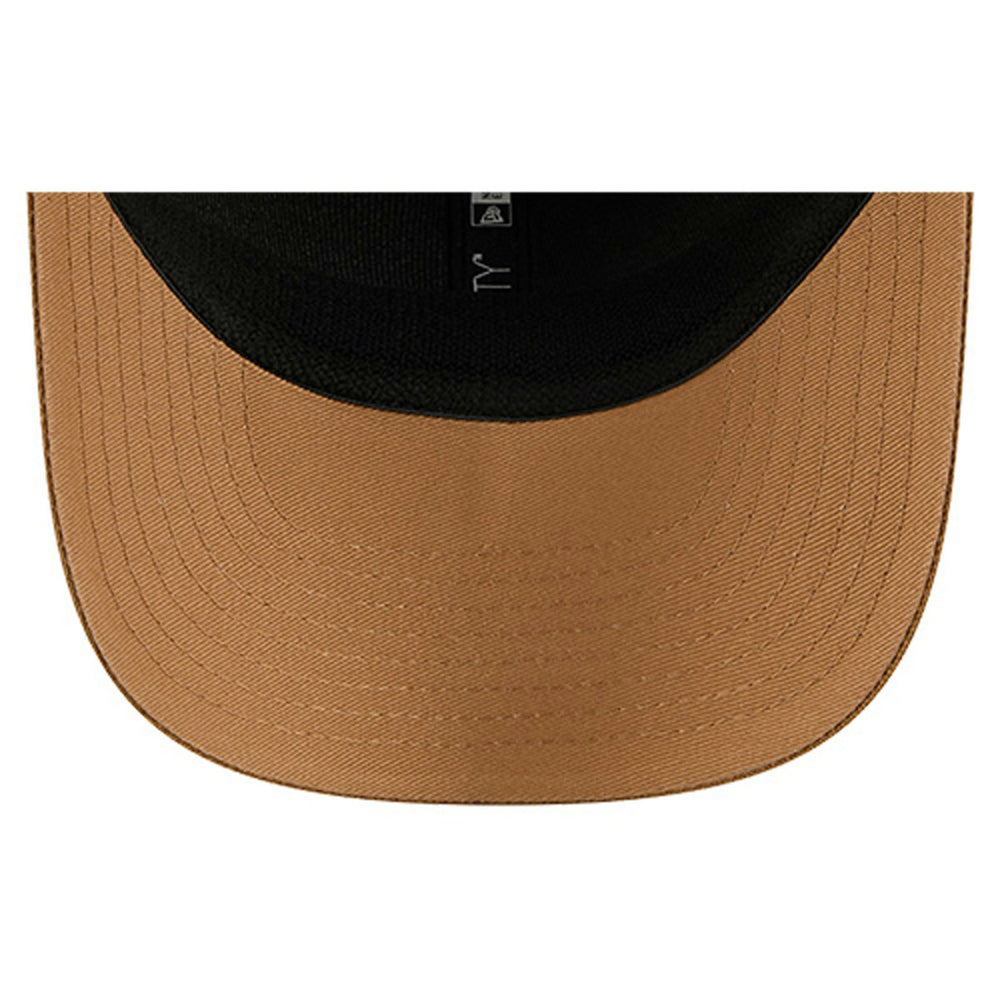 New Era Los Angeles Lakers Two-Tone 9SEVENTY Adjustable Trucker Hat Tan/Light Brown