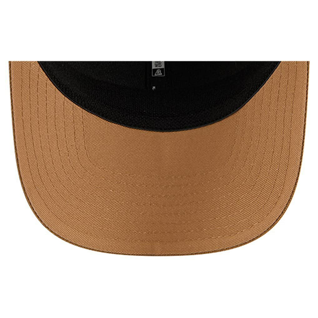 New Era Chicago Bulls Two-Tone 9SEVENTY Adjustable Trucker Hat Tan/Light Brown