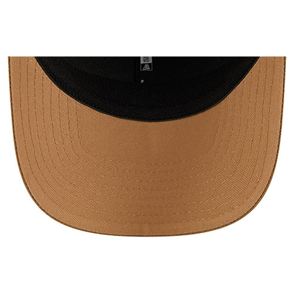 New Era Chicago Bulls Two-Tone 9SEVENTY Adjustable Trucker Hat Tan/Light Brown