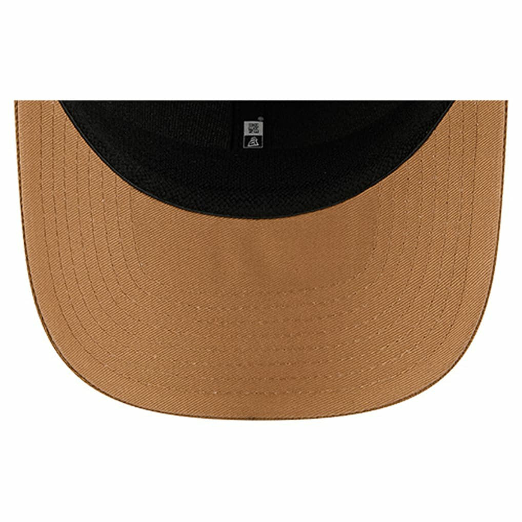 New Era Cleveland Cavaliers Two-Tone 9SEVENTY Adjustable Trucker Hat Tan/Light Brown