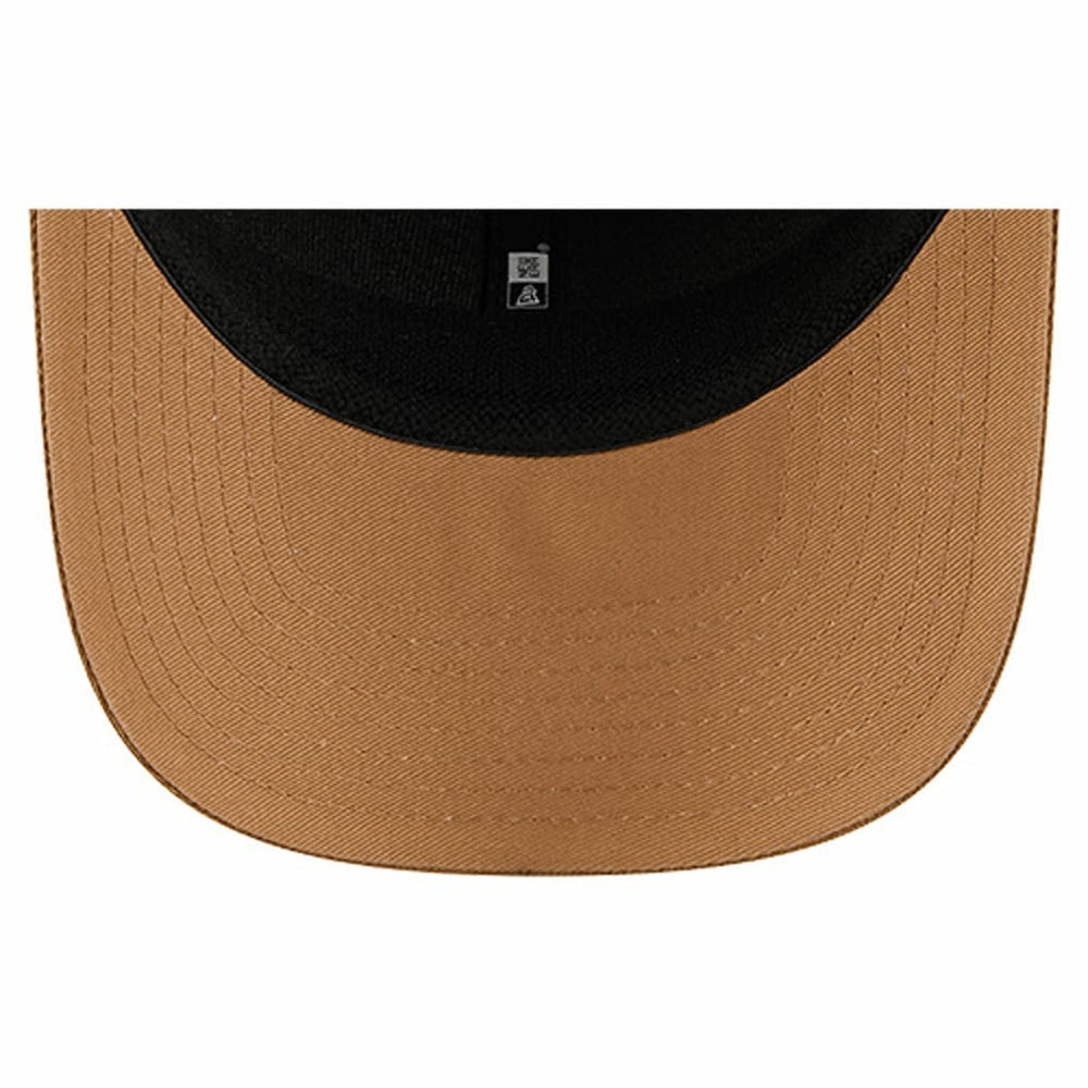New Era Cleveland Cavaliers Two-Tone 9SEVENTY Adjustable Trucker Hat Tan/Light Brown