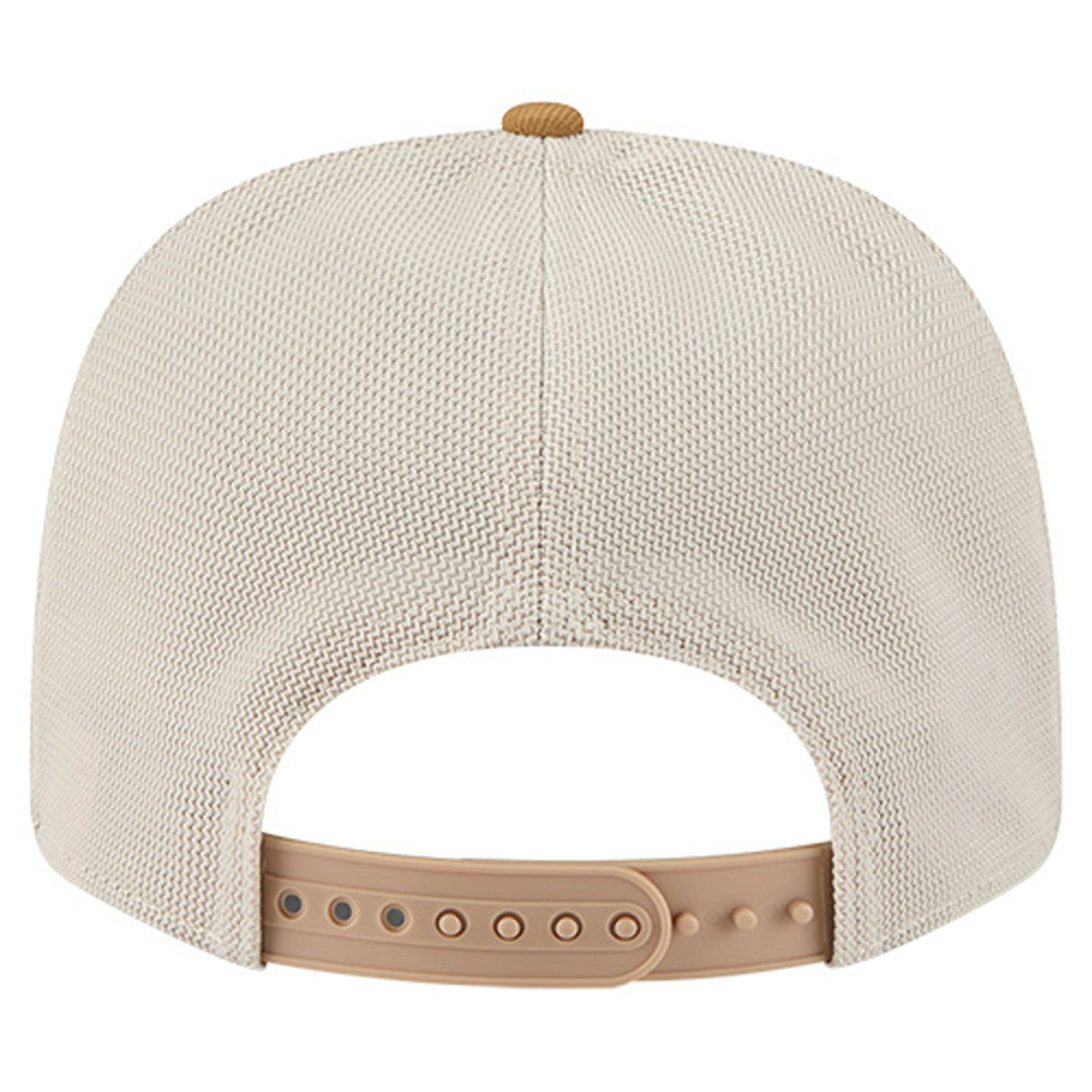 New Era Miami Heat Two-Tone 9SEVENTY Adjustable Trucker Hat Tan/Light Brown