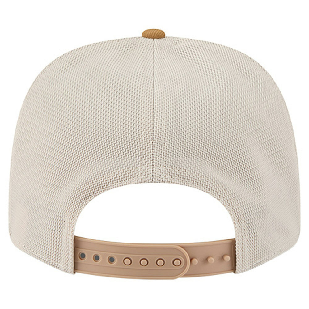 New Era Miami Heat Two-Tone 9SEVENTY Adjustable Trucker Hat Tan/Light Brown