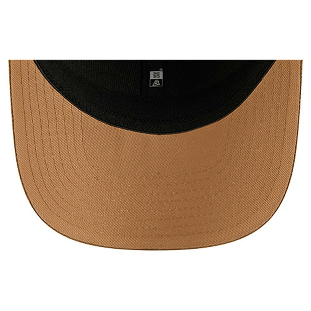 New Era Miami Heat Two-Tone 9SEVENTY Adjustable Trucker Hat Tan/Light Brown