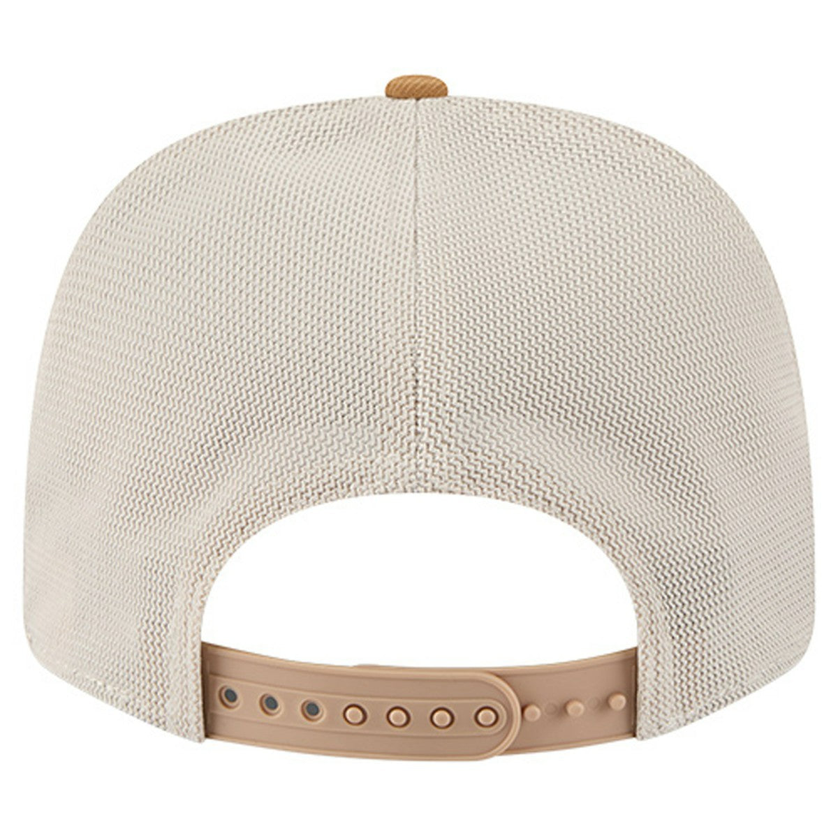 New Era Minnesota Timberwolves Two-Tone 9SEVENTY Adjustable Trucker Hat Tan/Light Brown
