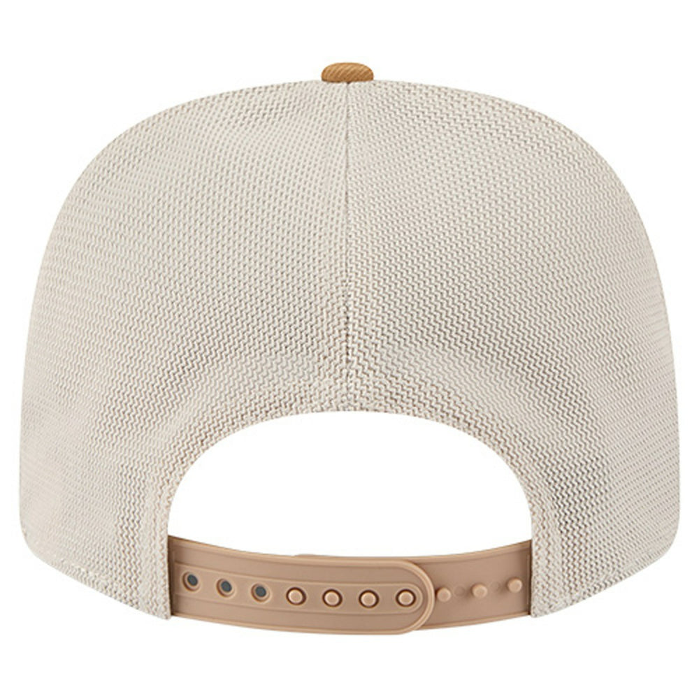 New Era Minnesota Timberwolves Two-Tone 9SEVENTY Adjustable Trucker Hat Tan/Light Brown