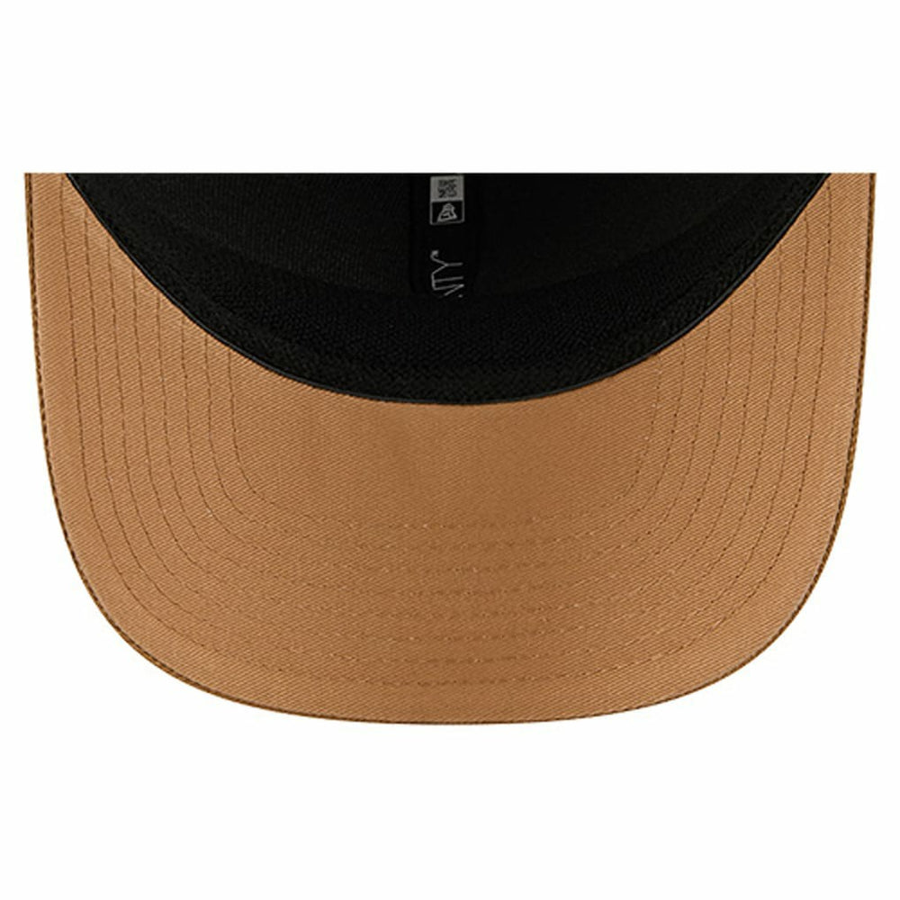 New Era Philadelphia 76ers Two-Tone 9SEVENTY Adjustable Trucker Hat Tan/Light Brown