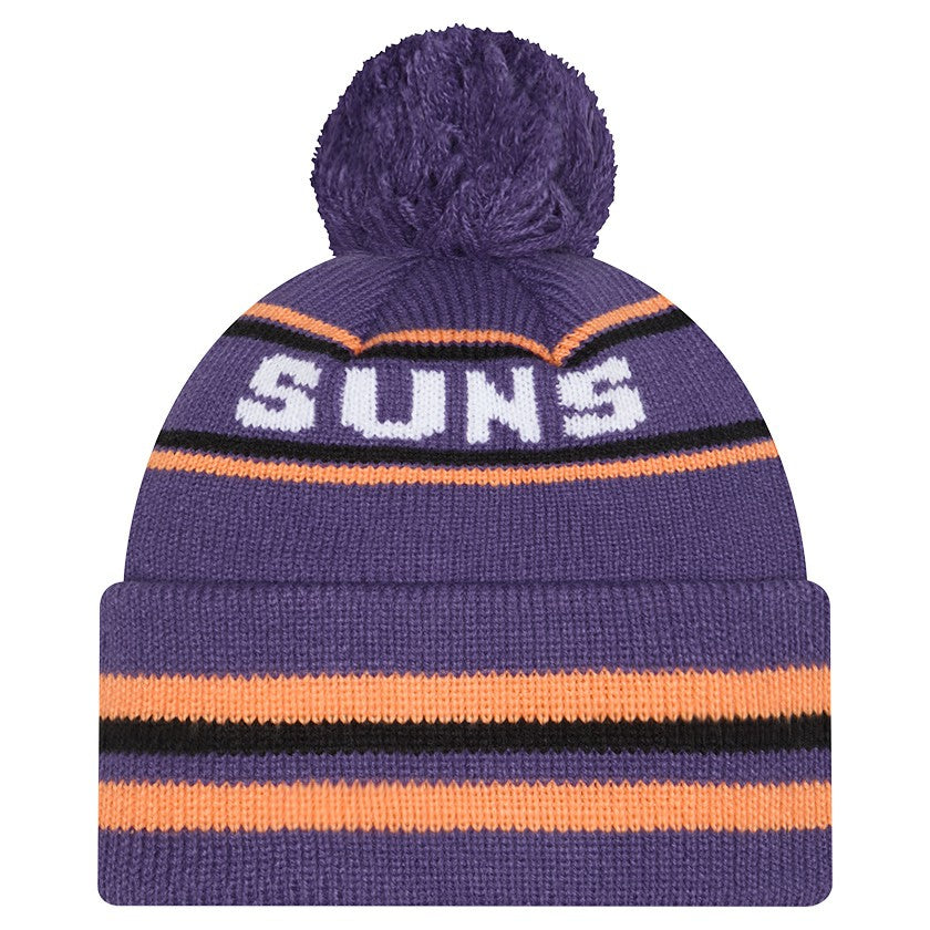 New Era Phoenix Suns Classic Cuffed Knit Hat with Pom Purple