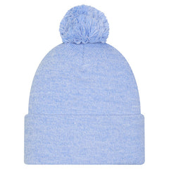 New Era Memphis Grizzlies Marled Cuffed Knit Hat with Pom Light Blue