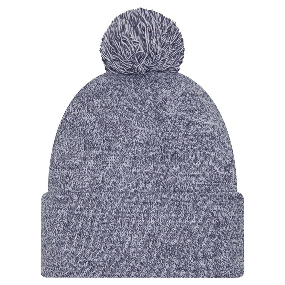 New Era Dallas Mavericks Marled Cuffed Knit Hat with Pom Navy