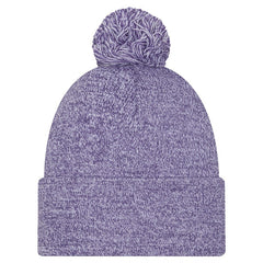 New Era Phoenix Suns Marled Cuffed Knit Hat with Pom Purple