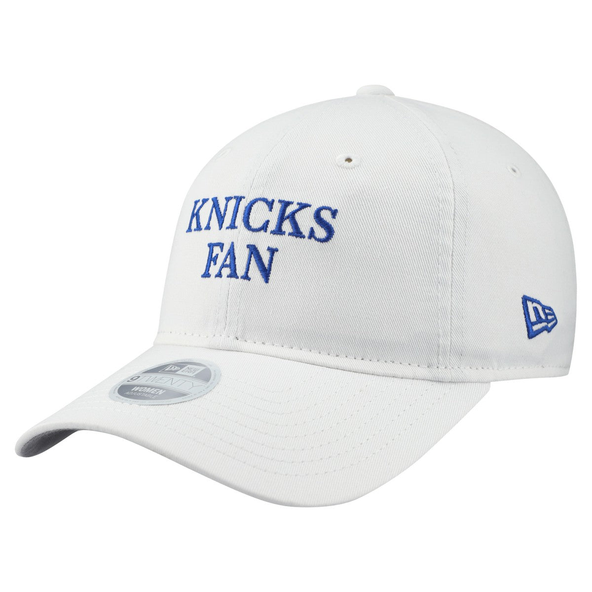 New Era New York Knicks Women's Team Fan 9TWENTY Adjustable Hat White
