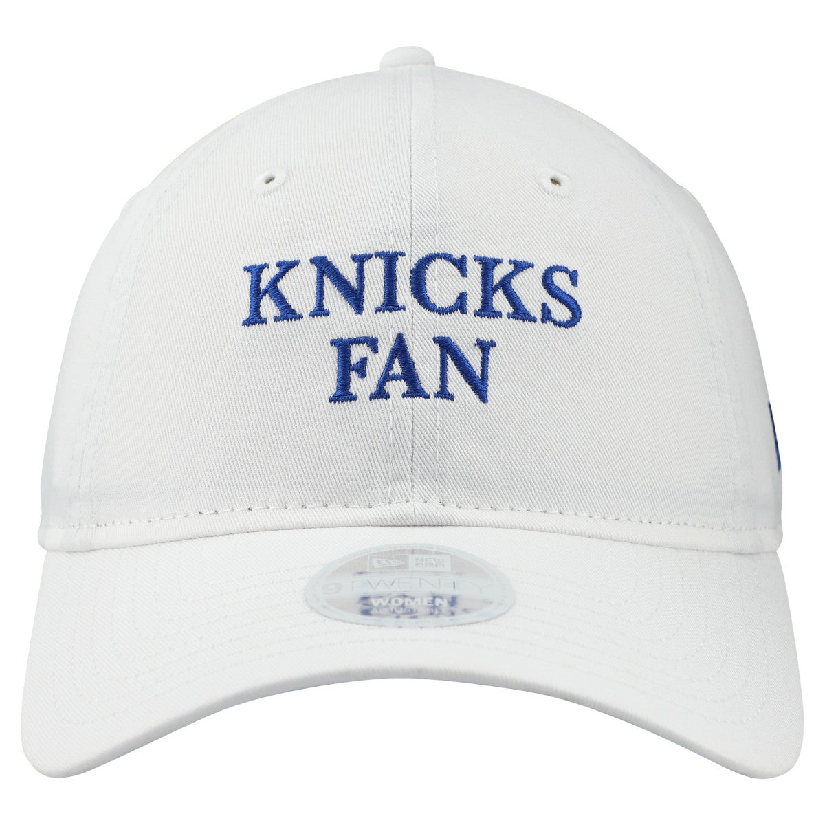 New Era New York Knicks Women's Team Fan 9TWENTY Adjustable Hat White