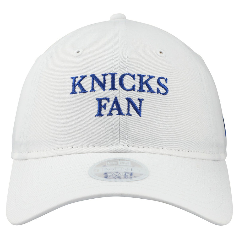 New Era New York Knicks Women's Team Fan 9TWENTY Adjustable Hat White