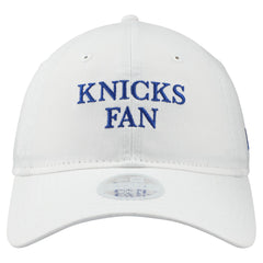 New Era New York Knicks Women's Team Fan 9TWENTY Adjustable Hat White